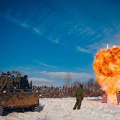 Катание на танке с выстрелом