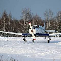 Обзорные полеты на ЯК-18Т  в Коломне и Белоомуте
